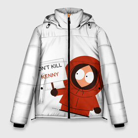 Мужская зимняя куртка 3D с принтом Kenny McCormick в Тюмени, верх — 100% полиэстер; подкладка — 100% полиэстер; утеплитель — 100% полиэстер | длина ниже бедра, свободный силуэт Оверсайз. Есть воротник-стойка, отстегивающийся капюшон и ветрозащитная планка. 

Боковые карманы с листочкой на кнопках и внутренний карман на молнии. | Тематика изображения на принте: south park | южный парк