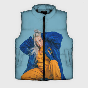 Мужской жилет утепленный 3D с принтом Billie Eilish в Тюмени,  |  | billie eilish | billie eilish bury | billie eilish merch | билли айлиш | билли айлиш мерч