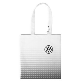 Шоппер 3D с принтом Volkswagen в Тюмени, 100% полиэстер | Плотность: 200 г/м2; Размер: 34×35 см; Высота лямок: 30 см | volkswagen | vw | vw значок | vw лого | vw марка | vw эмблема | wv | значок vw | значок фольксваген | лого автомобиля | лого вольцваген | логотип vw | фольксваген | фольцваген