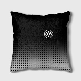Подушка 3D с принтом Volkswagen в Тюмени, наволочка – 100% полиэстер, наполнитель – холлофайбер (легкий наполнитель, не вызывает аллергию). | состоит из подушки и наволочки. Наволочка на молнии, легко снимается для стирки | volkswagen | vw | vw значок | vw лого | vw марка | vw эмблема | wv | значок vw | значок фольксваген | лого автомобиля | лого вольцваген | логотип vw | фольксваген | фольцваген