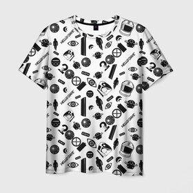 Мужская футболка 3D с принтом Space Odyssey pattern в Тюмени, 100% полиэфир | прямой крой, круглый вырез горловины, длина до линии бедер | discovery one | eva pod | frank poole | hal 9000 | heywood floyd | space odyssey | stanley kubrick | vdgerir