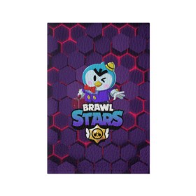 Обложка для паспорта матовая кожа с принтом Brawl Stars Mr. P в Тюмени, натуральная матовая кожа | размер 19,3 х 13,7 см; прозрачные пластиковые крепления | Тематика изображения на принте: brawl stars | brawl stars mr. p | brawl stars ms p | mister p | mister p. | mr p | mr. p | бравл старс | мистер п | мистер п. | пингвин бравл старс | пингвин из бравл старс