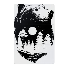 Магнитный плакат 2Х3 с принтом Bear в Тюмени, Полимерный материал с магнитным слоем | 6 деталей размером 9*9 см | bear | ears | fir | forest | jaw | muzzle | nose | pine | russia | sun | ель | лес | медведь | нос | пасть | россия | солнце | сосна | уши