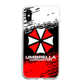 Чехол для iPhone XS Max матовый с принтом Umbrella Corporation в Тюмени, Силикон | Область печати: задняя сторона чехла, без боковых панелей | resident evil | umbrella corporation | амбрелла | амбрелла корпорейшн | вирус | вымышленная военная и фармацевтическая корпорация | игра | умбрелла