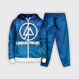 Детский костюм 3D с принтом Linkin Park в Тюмени,  |  | chester bennington | linkin park | rock | space | группа | космос | линкин парк | логотип | музыка | рок | рок н ролл | честер беннингтон | эмблема