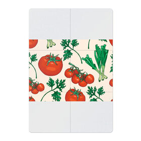 Магнитный плакат 2Х3 с принтом Летние овощи в Тюмени, Полимерный материал с магнитным слоем | 6 деталей размером 9*9 см | 3d | зелень | летние | лето | лук | овощи | петрушка | помидоры | популярные | томаты