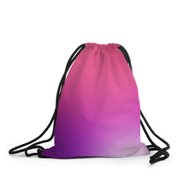 Рюкзак-мешок 3D с принтом Нежный цвет в Тюмени, 100% полиэстер | плотность ткани — 200 г/м2, размер — 35 х 45 см; лямки — толстые шнурки, застежка на шнуровке, без карманов и подкладки | красный | нежный цвет | плавный переход | фиолетовый