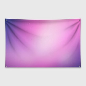 Флаг-баннер с принтом Нежный фиолет в Тюмени, 100% полиэстер | размер 67 х 109 см, плотность ткани — 95 г/м2; по краям флага есть четыре люверса для крепления | нежный цвет | плавный переход | розовый | фиолетовый