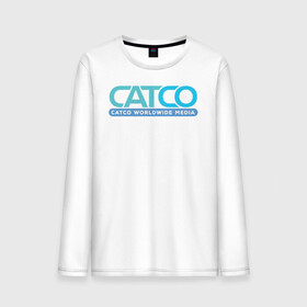 Мужской лонгслив хлопок с принтом CatCo в Тюмени, 100% хлопок |  | catco | supergirl | vdzabma | кэтко | супергерл