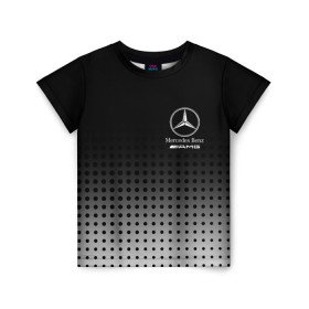 Детская футболка 3D с принтом Mercedes-Benz в Тюмени, 100% гипоаллергенный полиэфир | прямой крой, круглый вырез горловины, длина до линии бедер, чуть спущенное плечо, ткань немного тянется | amg | mercedes | mercedes значок | mercedes лого | mercedes марка | амг | бенц | лого автомобиля | логотип мерседес | мерин | мерс | мерседес | мерседес бенз | мерседес лого | мерседес эмблема