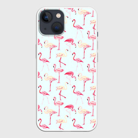 Чехол для iPhone 13 с принтом Фламинго в Тюмени,  |  | красный | птица | розовая птица | розовый | фламинго
