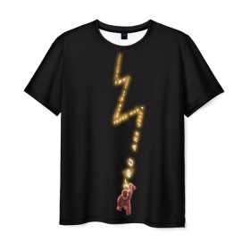 Мужская футболка 3D с принтом The Flash в Тюмени, 100% полиэфир | прямой крой, круглый вырез горловины, длина до линии бедер | Тематика изображения на принте: barry allen | the flash | vdzabma | барри аллен | флэш