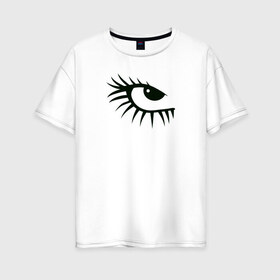 Женская футболка хлопок Oversize с принтом Заводной апельсин в Тюмени, 100% хлопок | свободный крой, круглый ворот, спущенный рукав, длина до линии бедер
 | Тематика изображения на принте: 