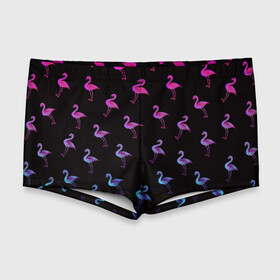 Мужские купальные плавки 3D с принтом Фламинго в Тюмени, Полиэстер 85%, Спандекс 15% |  | крылья | лапы | пернатый | перо | перья | птица | птицы | птичка | розовый | розовый фламинго | фламинго | черный