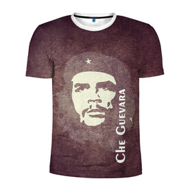 Мужская футболка 3D спортивная с принтом Че Гевара в Тюмени, 100% полиэстер с улучшенными характеристиками | приталенный силуэт, круглая горловина, широкие плечи, сужается к линии бедра | che guevara | исторические личности | революция | че гевара