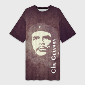 Платье-футболка 3D с принтом Че Гевара в Тюмени,  |  | che guevara | исторические личности | революция | че гевара