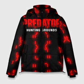 Мужская зимняя куртка 3D с принтом PREDATOR HUNTING GROUNDS в Тюмени, верх — 100% полиэстер; подкладка — 100% полиэстер; утеплитель — 100% полиэстер | длина ниже бедра, свободный силуэт Оверсайз. Есть воротник-стойка, отстегивающийся капюшон и ветрозащитная планка. 

Боковые карманы с листочкой на кнопках и внутренний карман на молнии. | Тематика изображения на принте: 90 е | predator | predator:hunting grounds | апгрейд | взгляд | воители | добыча | клыки | монстр | монстры | предатор | пришелец | против чужого | существо | фантастика | фэнтези | хищник