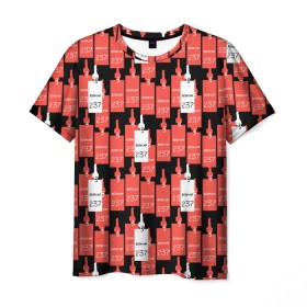 Мужская футболка 3D с принтом Room 237 Pattern в Тюмени, 100% полиэфир | прямой крой, круглый вырез горловины, длина до линии бедер | the shining | vdosadir | сияние | стэнли кубрик