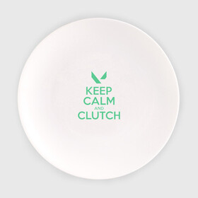 Тарелка с принтом KEEP CALM CLUTCH в Тюмени, фарфор | диаметр - 210 мм
диаметр для нанесения принта - 120 мм | Тематика изображения на принте: breach | cs go | cypher | jett | league of legends | legends of runeterra | lol | omen | overwatch | phoenix | riot | riot games | sage | sona | sova | valorant | viper | валорант | кс го | лига легенд | лол