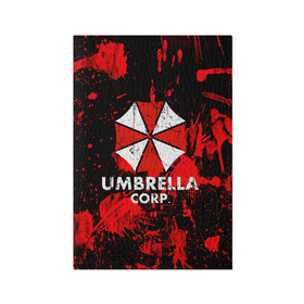 Обложка для паспорта матовая кожа с принтом UMBRELLA в Тюмени, натуральная матовая кожа | размер 19,3 х 13,7 см; прозрачные пластиковые крепления | biohazard | blood | coronavirus | evil | monster | resident evil | umbrella | virus | абстракция | амбрелла | вирус | игра | коронавирус | кровь | логотип | монстр | опасность | пандемия