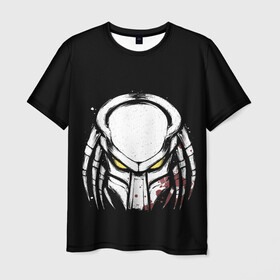 Мужская футболка 3D с принтом Predator в Тюмени, 100% полиэфир | прямой крой, круглый вырез горловины, длина до линии бедер | alien | arnold | dutch | grounds | horror | hunting | predator | schwarzenegger | арнольд | голландец | датч | инопланетянин | ужасы | хищник | чужой | шварценеггер