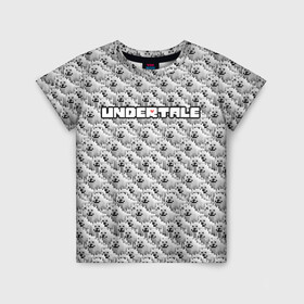 Детская футболка 3D с принтом UNDERTALE в Тюмени, 100% гипоаллергенный полиэфир | прямой крой, круглый вырез горловины, длина до линии бедер, чуть спущенное плечо, ткань немного тянется | undertale | андертейл | игра андертейл | игра. | русский андертейл | тоби фокс