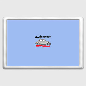 Магнит 45*70 с принтом Volkswagen Beetle в Тюмени, Пластик | Размер: 78*52 мм; Размер печати: 70*45 | volkswagen beetle | авто | битл | гонки | жук | машина | фольц | фольцваген