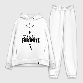 Женский костюм хлопок Oversize с принтом FORTNITE X TRAVIS SCOTT в Тюмени,  |  | astro | astronomical | astroworld | cactus | fort | fortnite | jack | nite | nomical | scott | travis | world | астро | астрономикал | джек | джэк | кактус | найт | номикал | скотт | трэвис | форт | фортнайт