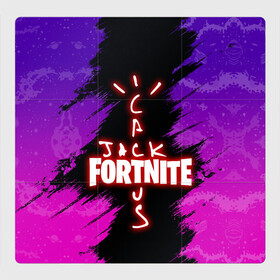 Магнитный плакат 3Х3 с принтом FORTNITE X TRAVIS SCOTT в Тюмени, Полимерный материал с магнитным слоем | 9 деталей размером 9*9 см | Тематика изображения на принте: astro | astronomical | astroworld | cactus | fort | fortnite | jack | nite | nomical | scott | travis | world | астро | астрономикал | джек | джэк | кактус | найт | номикал | скотт | трэвис | форт | фортнайт