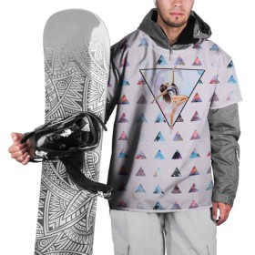 Накидка на куртку 3D с принтом gymnastics в Тюмени, 100% полиэстер |  | Тематика изображения на принте: gymnastics | гимнастика | художественная гимнастика