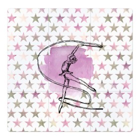 Магнитный плакат 3Х3 с принтом gymnastics в Тюмени, Полимерный материал с магнитным слоем | 9 деталей размером 9*9 см | Тематика изображения на принте: gymnastics | гимнастика | художественная гимнастика