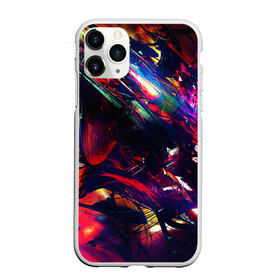 Чехол для iPhone 11 Pro Max матовый с принтом DIGITAL STRIPES в Тюмени, Силикон |  | abstraction | geometry | hexagon | neon | paints | stripes | texture | triangle | абстракция | брызги | геометрия | краски | неон | неоновый | соты | текстура