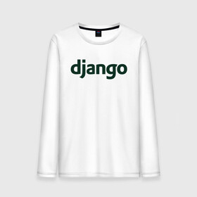 Мужской лонгслив хлопок с принтом Django в Тюмени, 100% хлопок |  | django | джанго