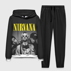 Мужской костюм 3D (с толстовкой) с принтом NIRVANA в Тюмени,  |  | nirvana | nirvana smells | nirvana smells like | teen spirit | курт кобейн | нирвана | нирвана песни.