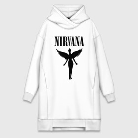 Платье-худи хлопок с принтом NIRVANA в Тюмени,  |  | nirvana | nirvana smells | nirvana smells like | teen spirit | курт кобейн | нирвана | нирвана песни.