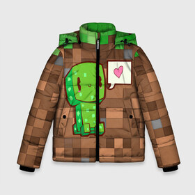 Зимняя куртка для мальчиков 3D с принтом Minecraft Creeper в Тюмени, ткань верха — 100% полиэстер; подклад — 100% полиэстер, утеплитель — 100% полиэстер | длина ниже бедра, удлиненная спинка, воротник стойка и отстегивающийся капюшон. Есть боковые карманы с листочкой на кнопках, утяжки по низу изделия и внутренний карман на молнии. 

Предусмотрены светоотражающий принт на спинке, радужный светоотражающий элемент на пуллере молнии и на резинке для утяжки | creeper | game minecraft | minecraft | minecraft крипер | minecraft сreeper | игра майнкрафт | кавайный крипер | крипер | крипер с сердечком | милый крипер | няшный крипер | сreeper