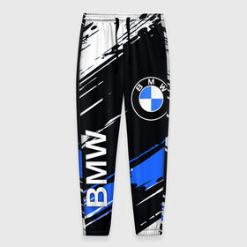 Мужские брюки 3D с принтом BMW в Тюмени, 100% полиэстер | манжеты по низу, эластичный пояс регулируется шнурком, по бокам два кармана без застежек, внутренняя часть кармана из мелкой сетки | auto | bmw | bmw 3 | bmw 5. | bmw m5 | i8 | x5 | x6 | авто | бмв