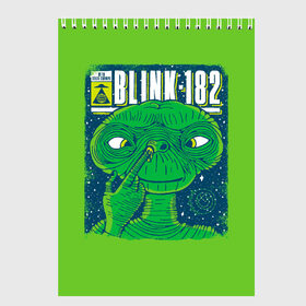 Скетчбук с принтом Blink-182 (9) в Тюмени, 100% бумага
 | 48 листов, плотность листов — 100 г/м2, плотность картонной обложки — 250 г/м2. Листы скреплены сверху удобной пружинной спиралью | blink | music | rock | блинк | музыка | рок