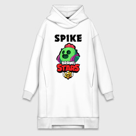 Платье-худи хлопок с принтом BRAWL STARS SPIKE в Тюмени,  |  | bibi | brawl stars | coach mike | crow | leon | leon shark | max | mecha crow | mr.p | phoenix | sally leon | spike | sprout | unicorn | virus 8 bit | werewolf | ворон | оборотень | пингвин