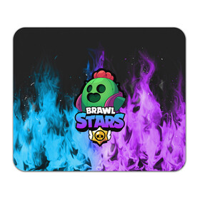 Коврик для мышки прямоугольный с принтом Brawl Stars SPIKE в Тюмени, натуральный каучук | размер 230 х 185 мм; запечатка лицевой стороны | 8 bit | 8 бит | bibi | brawl | brawl stars | crow | leon | spike | sprout | stars | бравл | бравл старс | браво старс | игра | компьютерная | кров | леон | онлайн | старс