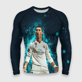 Мужской рашгард 3D с принтом Роналдо в Тюмени,  |  | cr7 | cristiano | football | juventus | jv7 | real madrid | ronaldo | болельщики | криштиано | лига чемпионов | реал мадрид | роналдо | футбол | ювентус