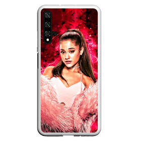 Чехол для Honor 20 с принтом Ariana в Тюмени, Силикон | Область печати: задняя сторона чехла, без боковых панелей | ariana grande | music | singer | альбом | ариана гранде | арт | девушки | звезда | знаменитость | любимые | музыка | певцы | персонаж | портрет | сша