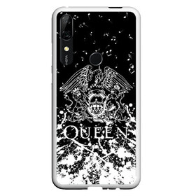 Чехол для Honor P Smart Z с принтом QUEEN в Тюмени, Силикон | Область печати: задняя сторона чехла, без боковых панелей | queen | британская рок группа | квин | куин | кьюин | мистер робот | музыка | рами малек | рок | рок музыка | фредди меркьюри