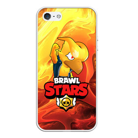 Чехол для iPhone 5/5S матовый с принтом BRAWL STARS CROW в Тюмени, Силикон | Область печати: задняя сторона чехла, без боковых панелей | bibi | brawl stars | coach mike | crow | leon | leon shark | max | mecha crow | mr.p | phoenix | sally leon | spike | sprout | unicorn | virus 8 bit | werewolf | ворон | оборотень | пингвин