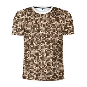 Мужская футболка 3D спортивная с принтом ВЯЗАНЫЙ КАМУФЛЯЖ в Тюмени, 100% полиэстер с улучшенными характеристиками | приталенный силуэт, круглая горловина, широкие плечи, сужается к линии бедра | camouflage | армия | военная форма | военный | вооружение | вооруженные силы | вязанный | вязаный | защита | защитный цвет | камуфляж | маскировка | солдат | униформа | форма | хаки