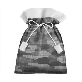 Подарочный 3D мешок с принтом ВЯЗАНЫЙ КАМУФЛЯЖ в Тюмени, 100% полиэстер | Размер: 29*39 см | camouflage | армия | военная форма | военный | вооружение | вооруженные силы | вязанный | вязаный | защита | защитный цвет | камуфляж | маскировка | серый | солдат | униформа | форма