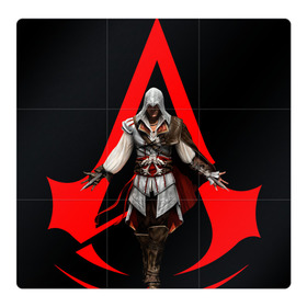 Магнитный плакат 3Х3 с принтом Assassin’s Creed [02] в Тюмени, Полимерный материал с магнитным слоем | 9 деталей размером 9*9 см | Тематика изображения на принте: ezio | game | ubisoft | ассасин крид | кредо ассасина | эцио