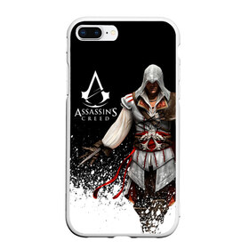 Чехол для iPhone 7Plus/8 Plus матовый с принтом Assassin’s Creed [04] в Тюмени, Силикон | Область печати: задняя сторона чехла, без боковых панелей | ezio | game | ubisoft | ассасин крид | кредо ассасина | эцио