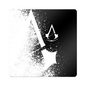 Магнит виниловый Квадрат с принтом Assassin’s Creed [03] в Тюмени, полимерный материал с магнитным слоем | размер 9*9 см, закругленные углы | Тематика изображения на принте: ezio | game | ubisoft | ассасин крид | кредо ассасина | эцио