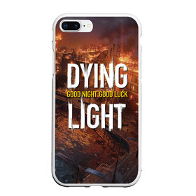 Чехол для iPhone 7Plus/8 Plus матовый с принтом DYING LIGHT (Z) в Тюмени, Силикон | Область печати: задняя сторона чехла, без боковых панелей | dying light | dying light 2 | survival horror | zombie | апокалипсис | даинг лайт | зомби | зомби апокалипсис | конец света | угасающий свет